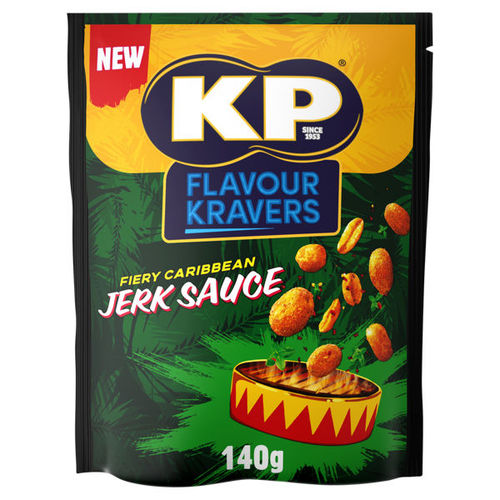 Kp Flavour Kravers Fieryjerk Sauce Peanuts 140G - We Get Any Stock