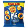 Hula Hoops Big Hoops Salt & Vinegar Grab Bag Crisps 45g