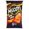 McCoy's Epic Eats Bangin' BBQ Multipack Crisps 6 Pack