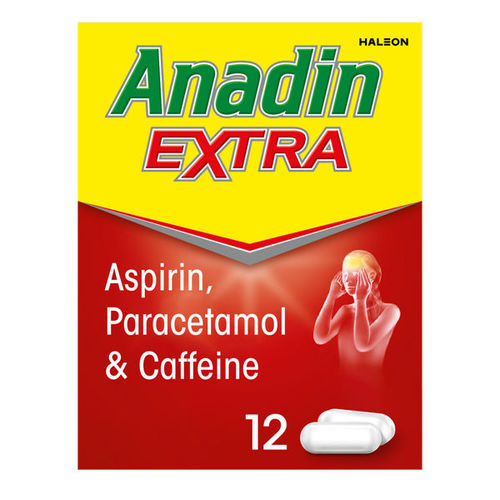Anadin Extra Pain Relief Tablets 12 Caplets
