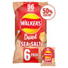 Walkers Baked Sea Salt Snacks Crisps 6 x 22g