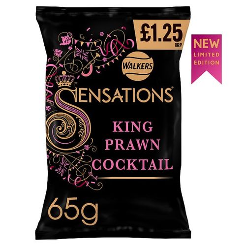 Sensations King Prawn Cocktail PM £1.25 65g