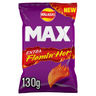 Walkers Max Extra Flamin' Hot Sharing Bag Crisps 130g