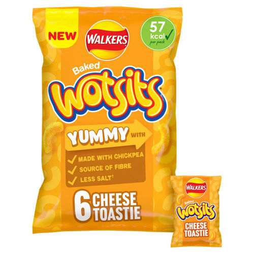 Wotsits Cheese Toastie Multipack Chickpea Crisps 6x12g