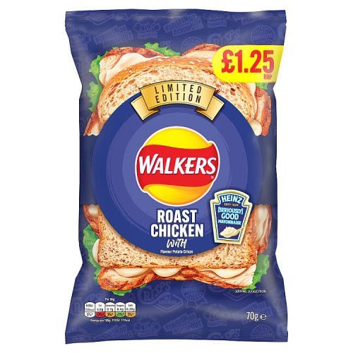 Walkers Heinz Chicken & Mayo Pm £1.25 70g