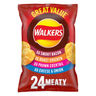 Walkers Meaty Variety Multipack Crisps 24x25g