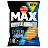 Walkers Max Double Crunch Loaded Cheddar & Onion Sharing Crisps 140g