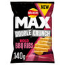 Walkers Max Double Crunch Bold BBQ Ribs Sharing Crisps 140g