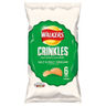 Walkers Crinkles Salt & Malt Vinegar Multipack Crisps 6x23g