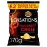 Walkers Sensations Thai Sweet Chilli Sharing Crisps £2 RRP PMP 170g