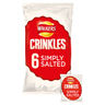 Walkers Crinkles Simply Salted Multipack Crisps 6x23g