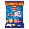 Walkers Squares Salt & Vinegar 40g