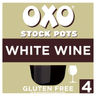 OXO Stock Pots White Wine with Half a Glass in Each Pot 4 x 20g (80g)