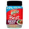 Bisto Best Reduced Salt Beef Gravy Granules 230g