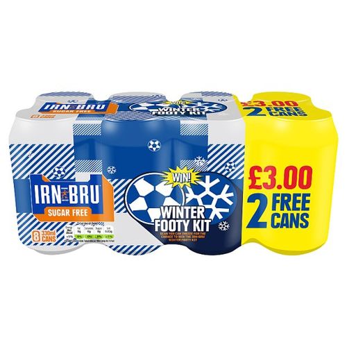 Irn Bru Sugar Free Pm £3 8x330Ml