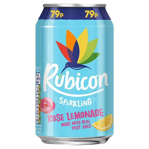Rubicon Sparkling Rose Lemonade Pm 79p 330ml