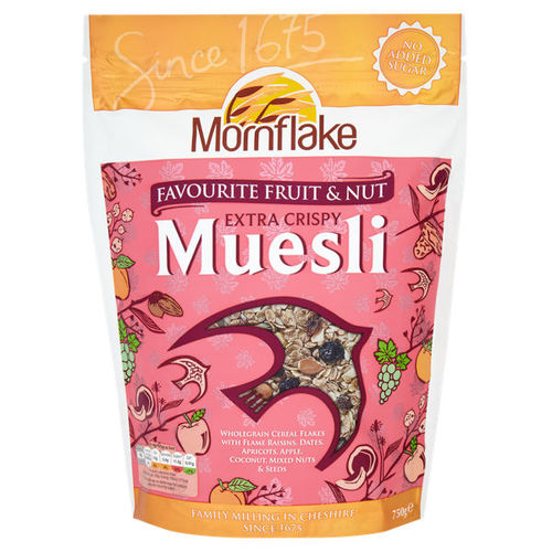 Mornflake Mighty Oats Crispy Muesli Fruit, Nut & Seed 750g