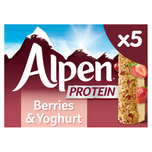 Alpen Protein Cereal Bars Berries & Yoghurt 170g