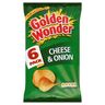 Golden Wonder Cheese & Onion Crisps 6 x 25g