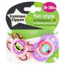 Tommee Tippee Fun Style 2 Orthodontic Soothers 18-36m