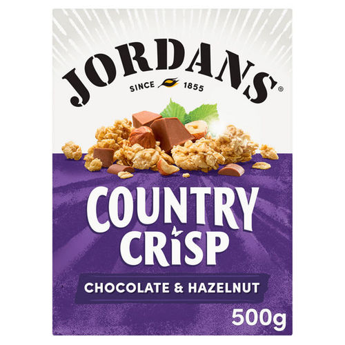 Jordans Country Crisp Chocolate & Hazelnut 500g We Get Any Stock
