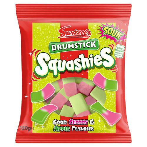 Swizzels Drumstick Squashies Sour Cherry & Apple Flavour 120g