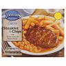 Kershaws Classic Steaklet & Chips with Onion Gravy & Baked Beans 360g