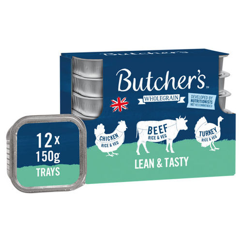 Butcher's Lean & Tasty Nourishing Food for Dogs 12 x 150g