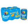 Rubicon Sparkling Mango Juice Soft Drink 6 x 330ml