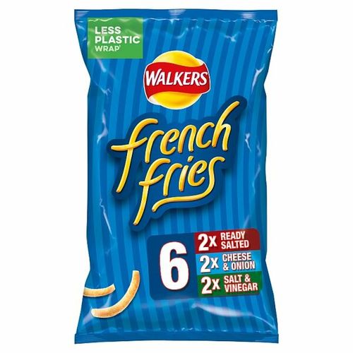 Walkers French Fries Variety Multipack Snacks 6x18g