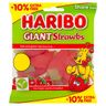 Haribo 10% Extra Free Giant Strawbs PM £1.25 154g