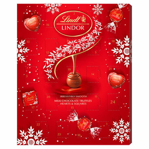 Lindt Lindor Milk Chocolate Truffles, Hearts & Square 300g