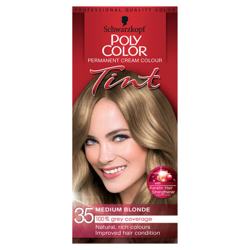 Schwarzkopf Poly Color Tint 35 Medium Blonde Permanent Cream Colour