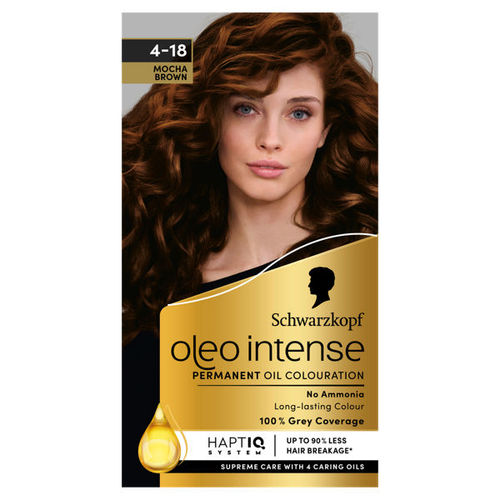 Schwarzkopf Oleo Intense Permanent Oil Colouration 4-18 Mocha Brown