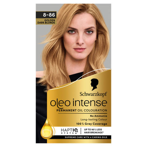 Schwarzkopf Oleo Intense Golden Dark Blonde 8-86 Permanent Colour