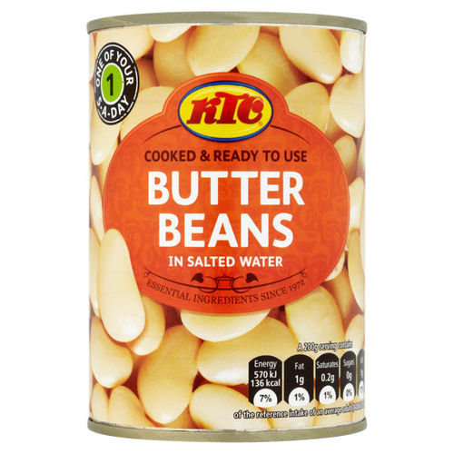 KTC Butter Beans in Salted Water 400g