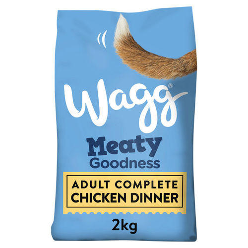 Wagg Meaty Goodness Adult Complete Chicken Dinner Dry Dog Food 2kg