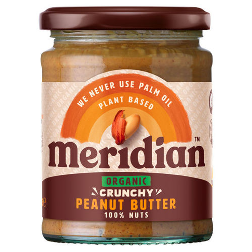 Meridian Organic 100% Crunch Peanut Butter 280g