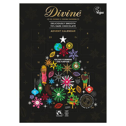 Divine Deliciously Smooth Dark Chocolate Advent Calendar 85g