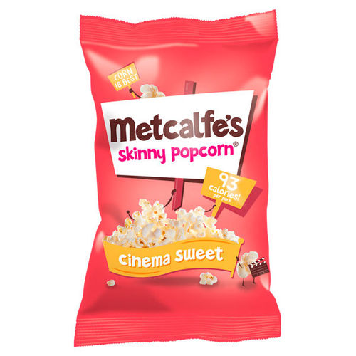 Metcalfe's Skinny Popcorn Cinema Sweet 20g