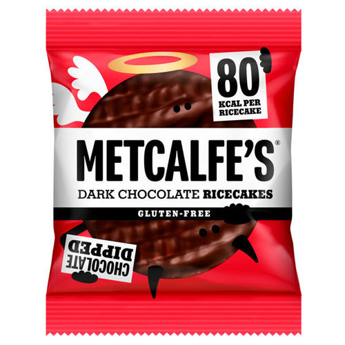 Metcalfe's Ricecakes Dark Chocolate 34g