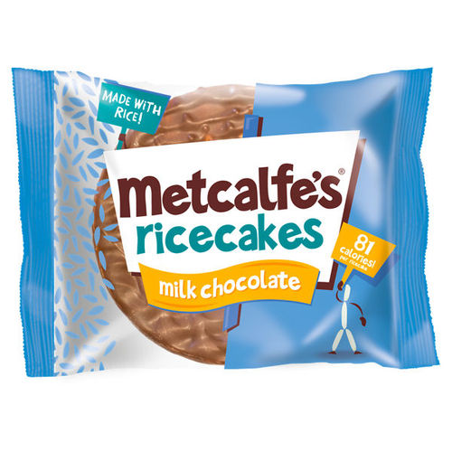 Metcalfe's Ricecakes Milk Chocolate 34g