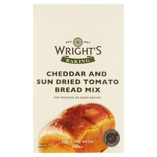 Wright's Baking Cheddar and Sun Dried Tomato Bread Mix 500g