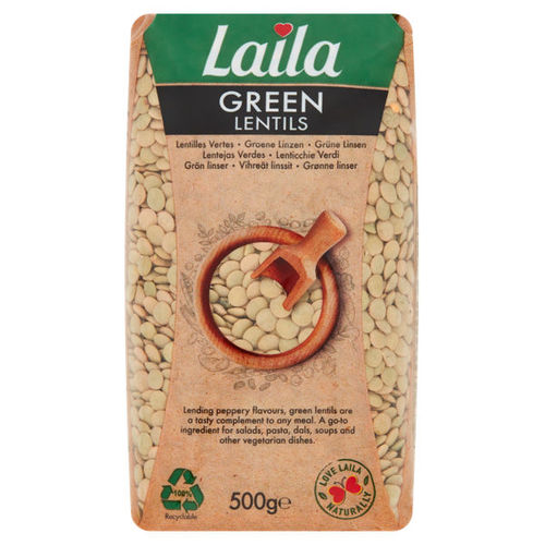 Laila Green Lentils 500g