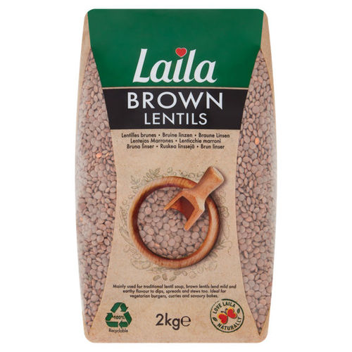 Laila Brown Lentils 2kg