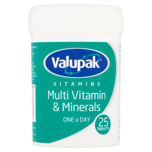 Valupak Multivitamin & Minerals One A Day 25 Tablet