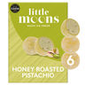 Little Moons Honey Roasted Pistachio Soft Mochi & Gelato Ice Cream 6 x 32g (192g)