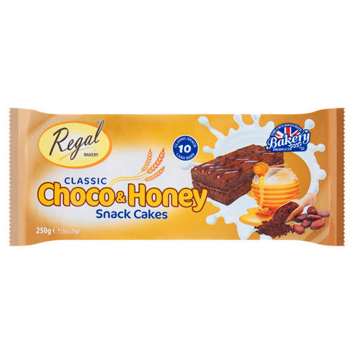 Regal BAKERY Classic Choco & Honey Snack Cakes 10 x 25g (250g)