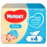 Huggies Pure Wipes Quad 56x4s