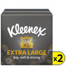 Kleenex Extra Large Tissues Even Bigger Tissues for When You Need a Little Extra Compact Twin Pack